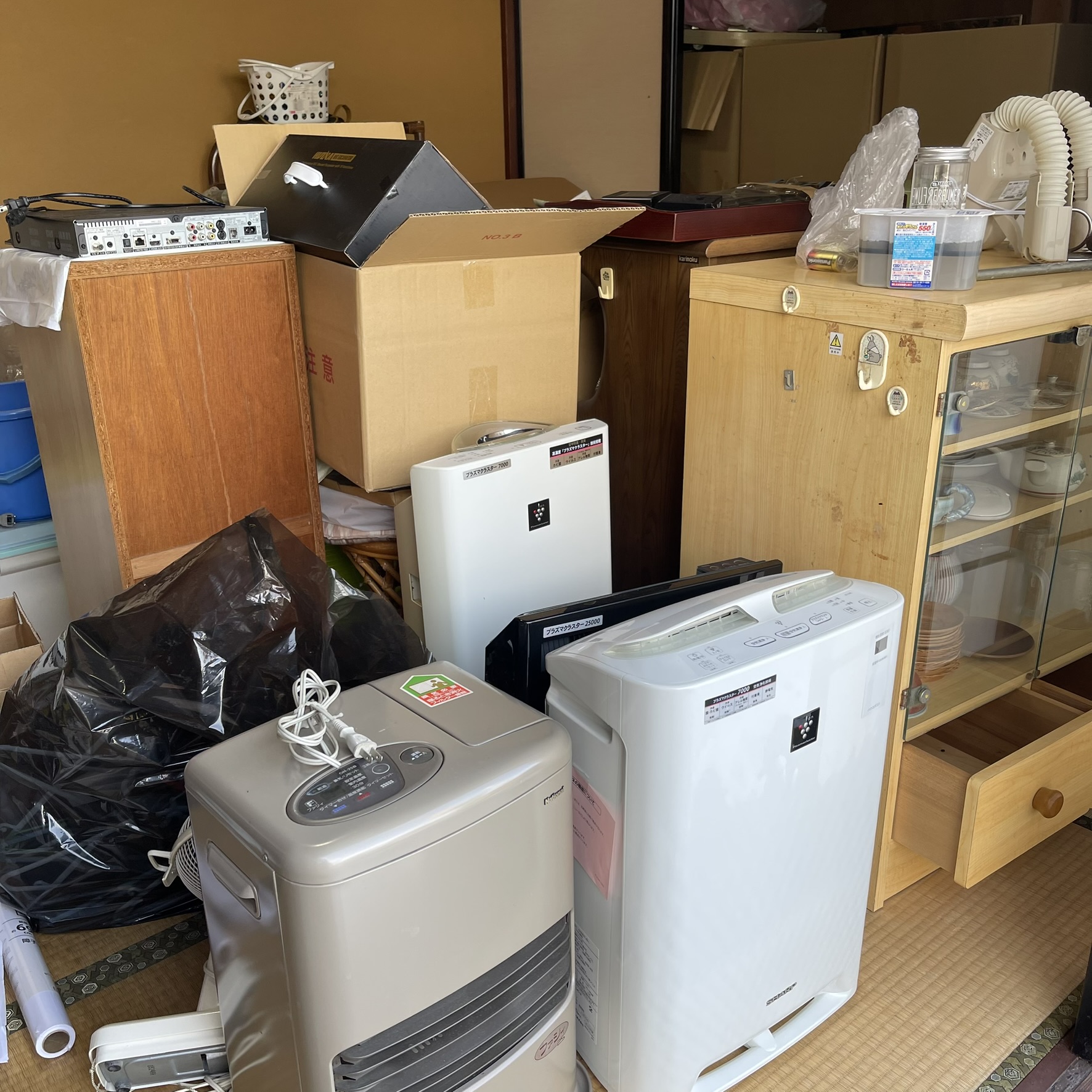 お家の中の不用品回収作業事例